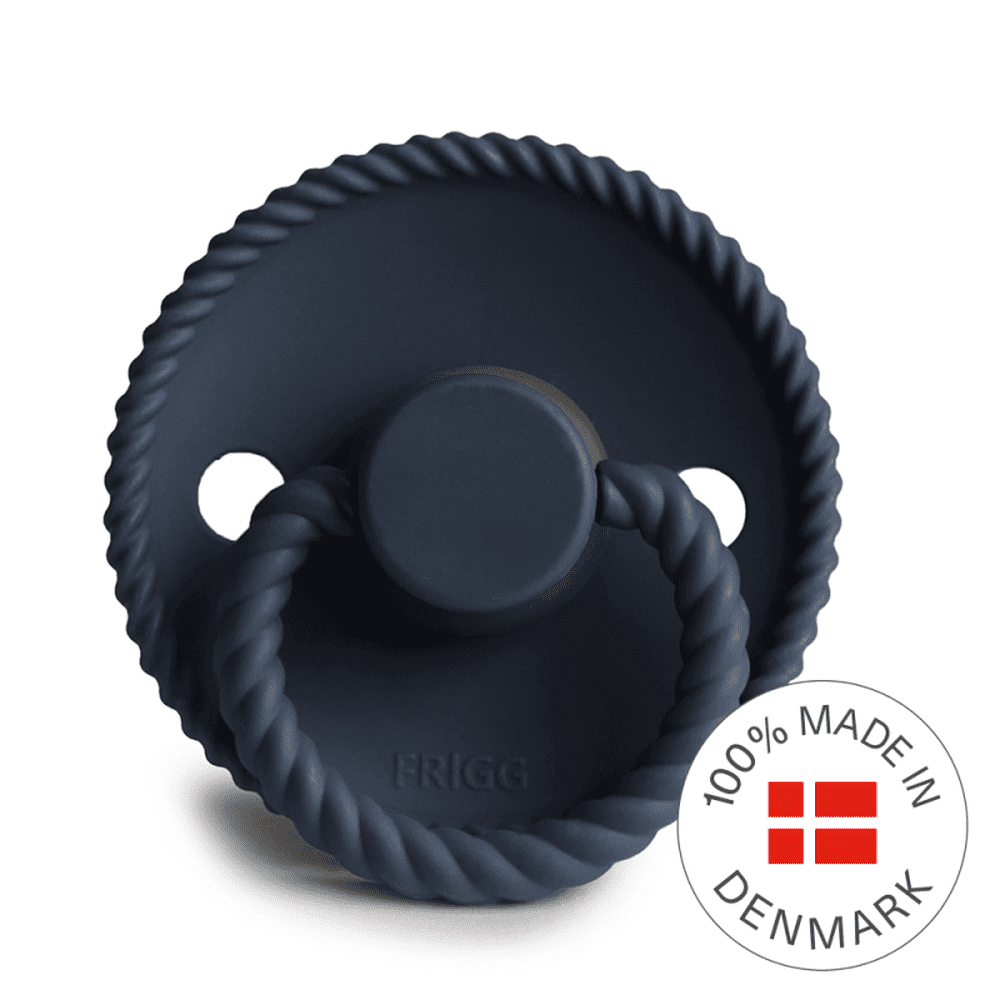 Attache-tétine Frigg - Silicone - Bleu marine foncé T1/T2