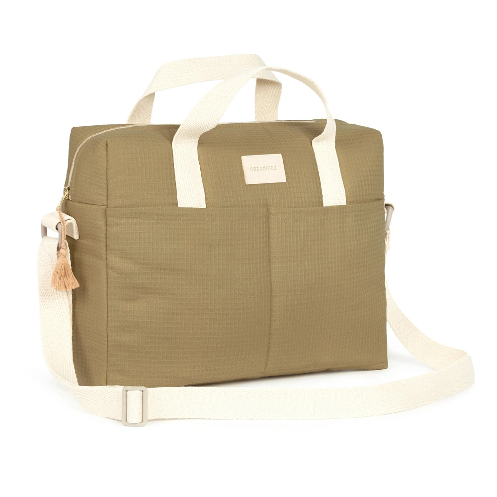 Nobodinoz Sac à langer Gala - vert olive