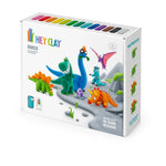 Hey Clay Pâte autodurcissante Dino - 15 pots