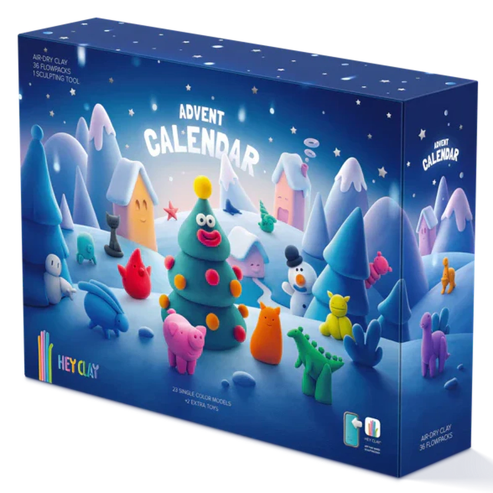 Calendrier de l’Avent en argile Clay - argile à modeler