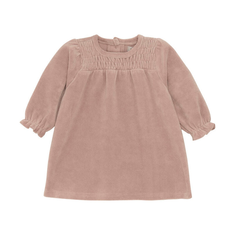 Huttelihut Robe en velours - Fauve