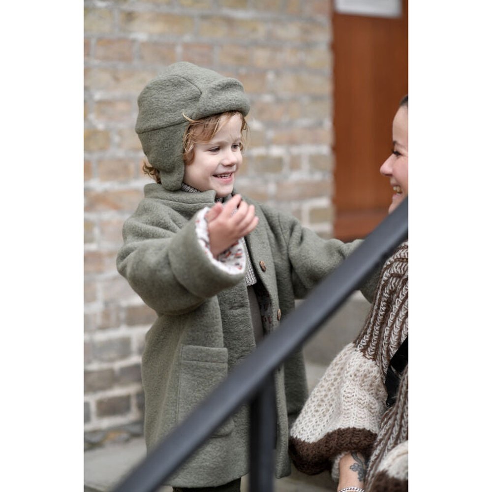 Bonnet en laine pour enfants - Marron