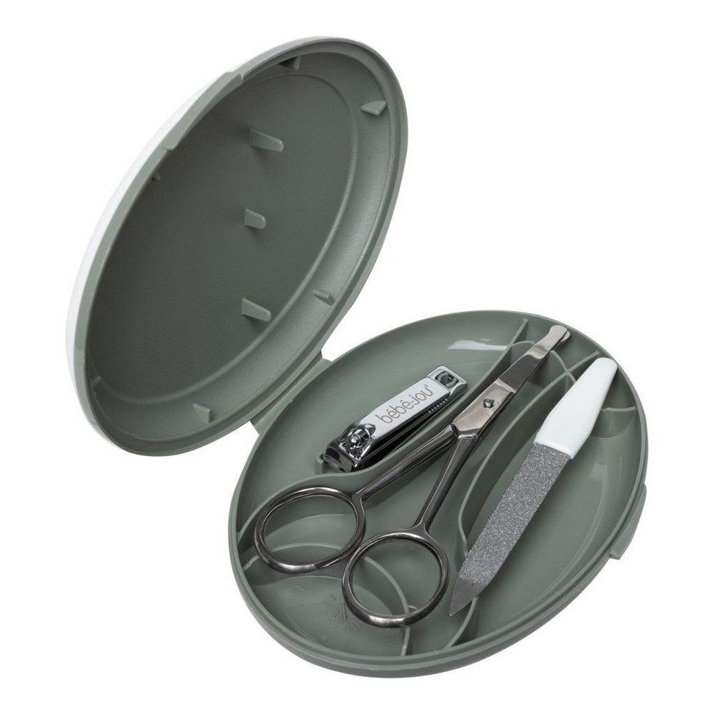 Bébé-jou Set de soins - Breeze Green | Coffret, set de manucure et thermomètre de bain
