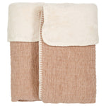 Couverture pour lit bébé Koeka Teddy Rivoli - Caffe | Couverture pour bébé