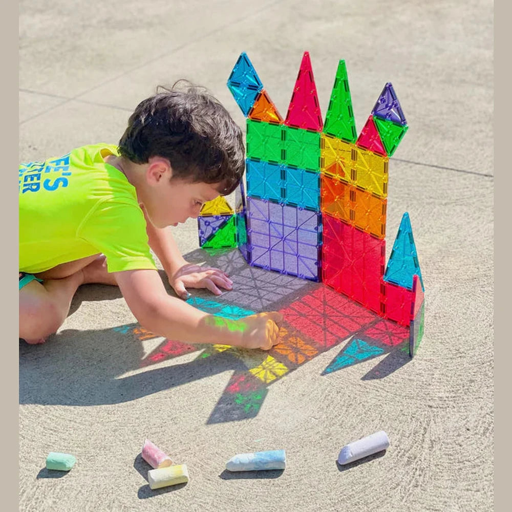 Magna-Tiles Couleurs transparentes | 32 pièces