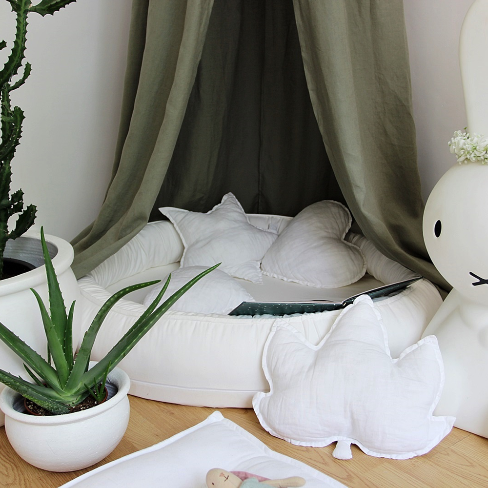 Cotton & Sweets Basic Junior Nest sans volants - Blanc