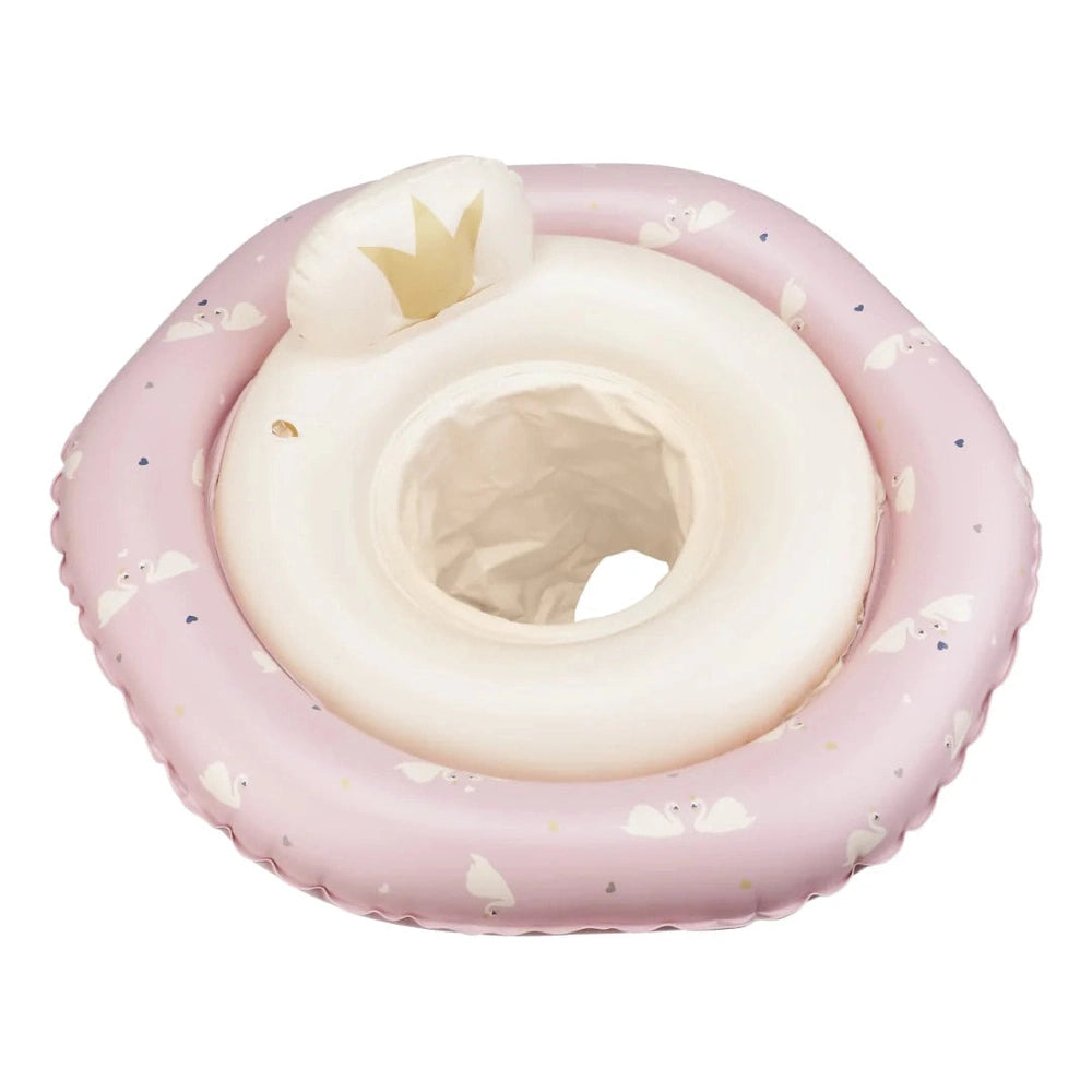 Vanilla Copenhagen Bouée de bain pour bébé / bouée de natation - Rose Swan