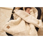 Jollein Chancelière Groupe 0+ 3/5 points - Check Knit Oatmeal
