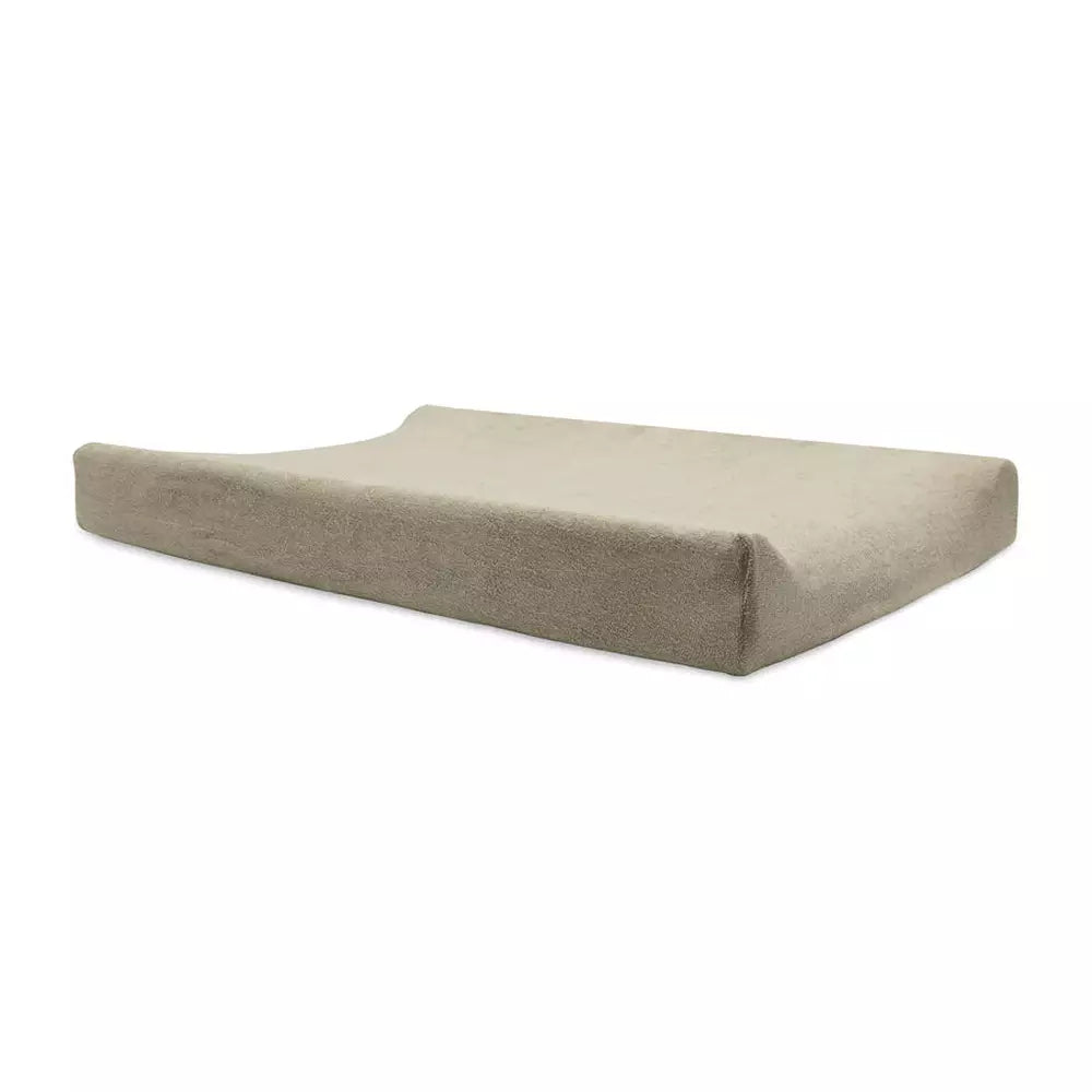 Housse de coussin à langer en éponge 50x70cm - vert olive - lot de 2