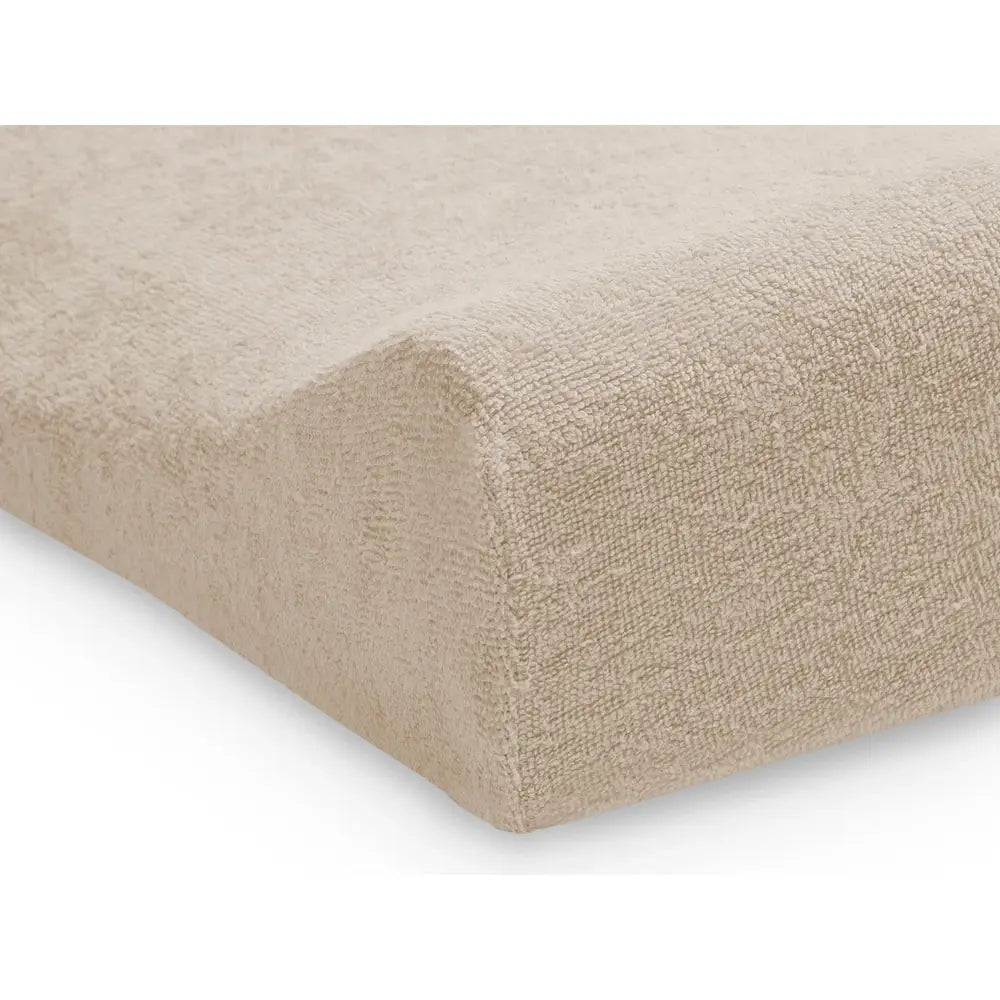 Housse pour matelas à langer en éponge 50x70cm - Nougat