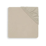 drap-housse 60X120Cm - jersey - nougat - pack de 2