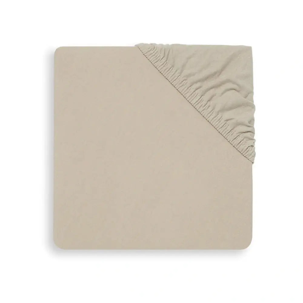drap-housse 60X120Cm - jersey - nougat - pack de 2