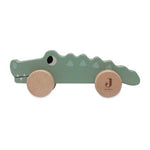 Jollein Crocodile en bois sur roues - Jungle Jambo