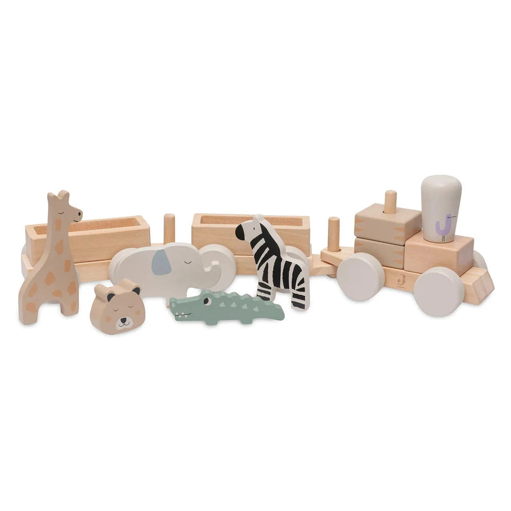 Jollein Train en bois - Jungle Jambo