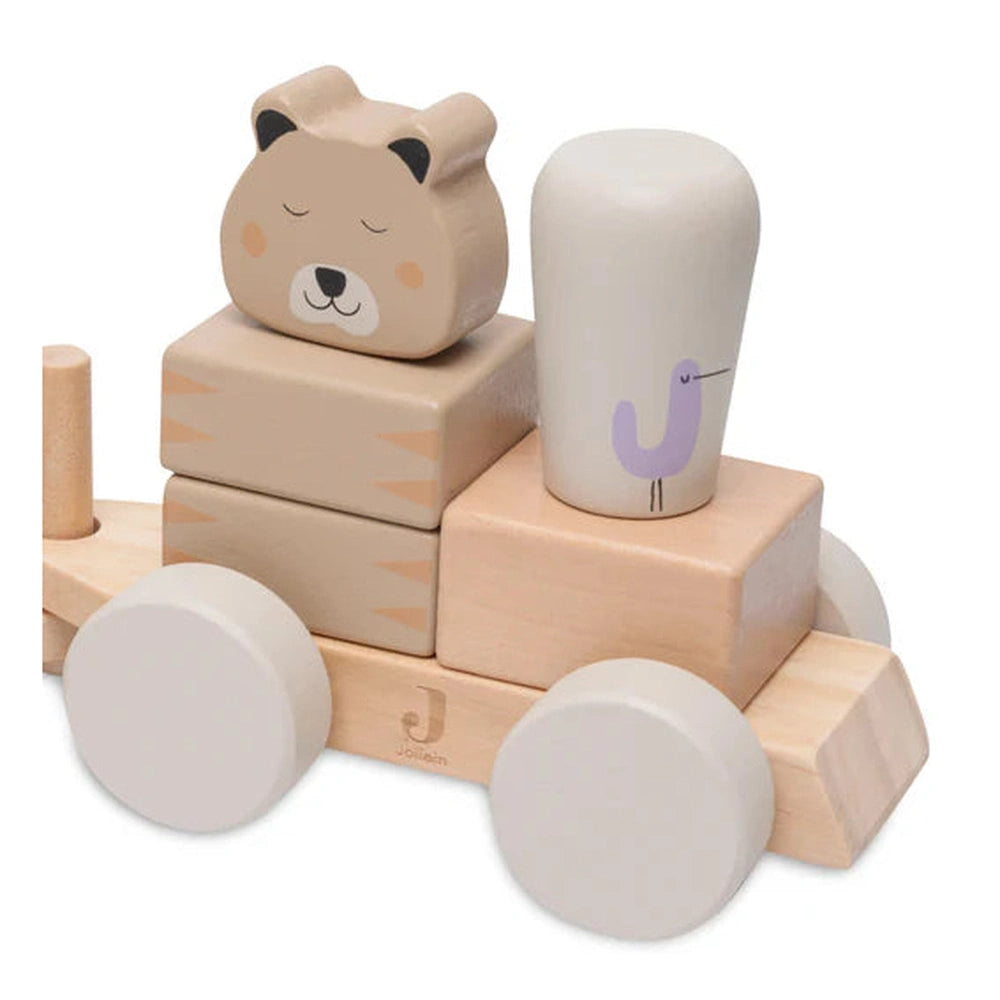 Train jouet en bois Jollein - Jungle Jambo