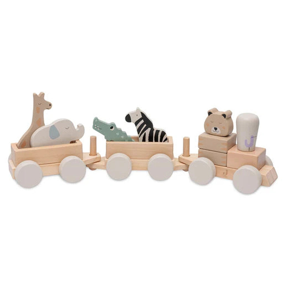 Jollein Train en bois - Jungle Jambo