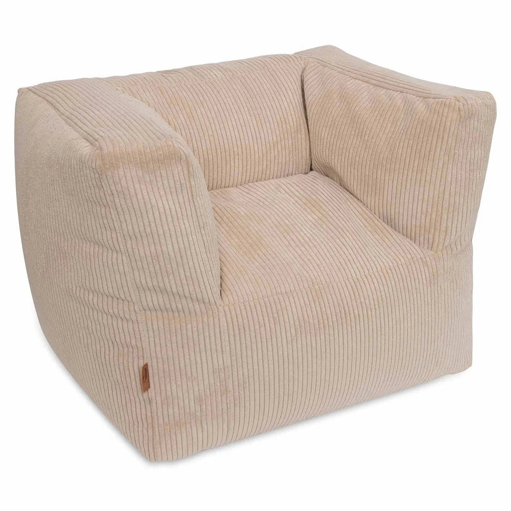 Jollein fauteuil enfant en velours côtelé - naturel