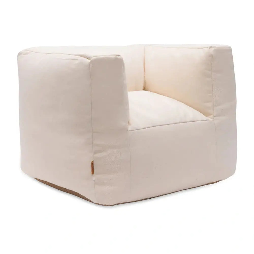 Fauteuil enfant en twill - naturel