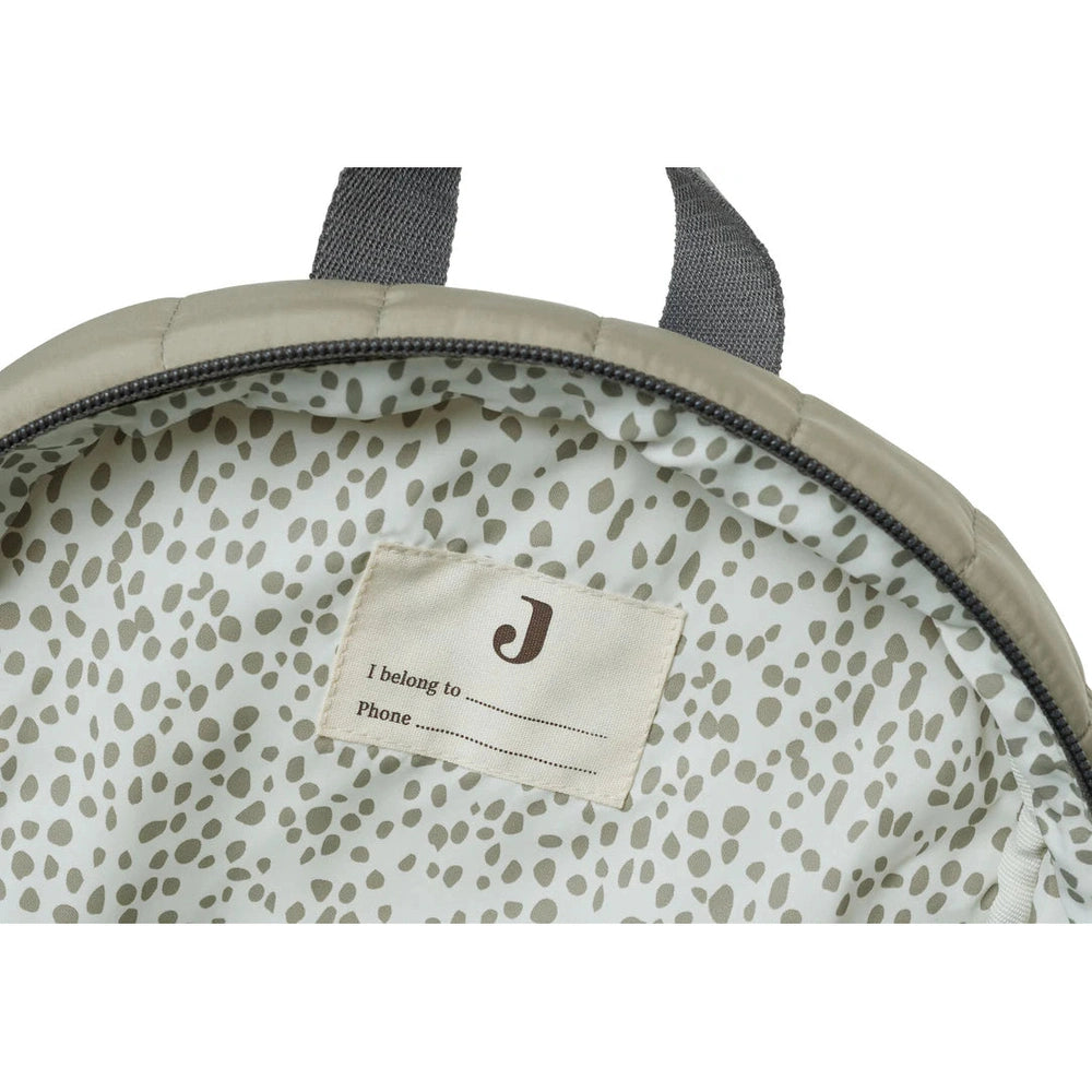 Jollein petit sac à dos enfant Puffed - vert olive