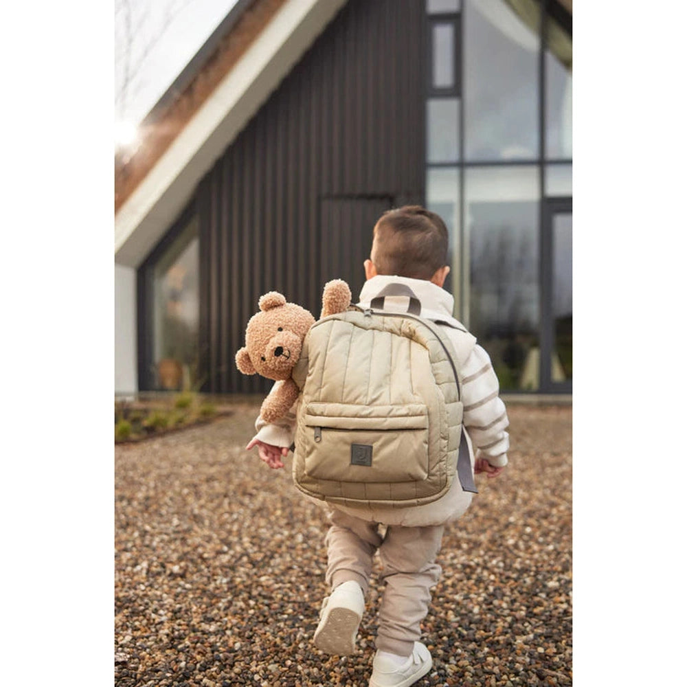Petit sac à dos enfant Jollein Puffed - Vert olive