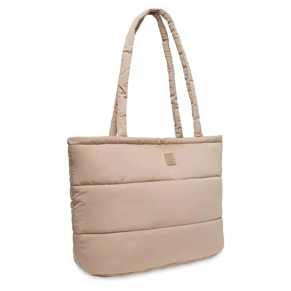Sac à langer matelassé - biscuit -