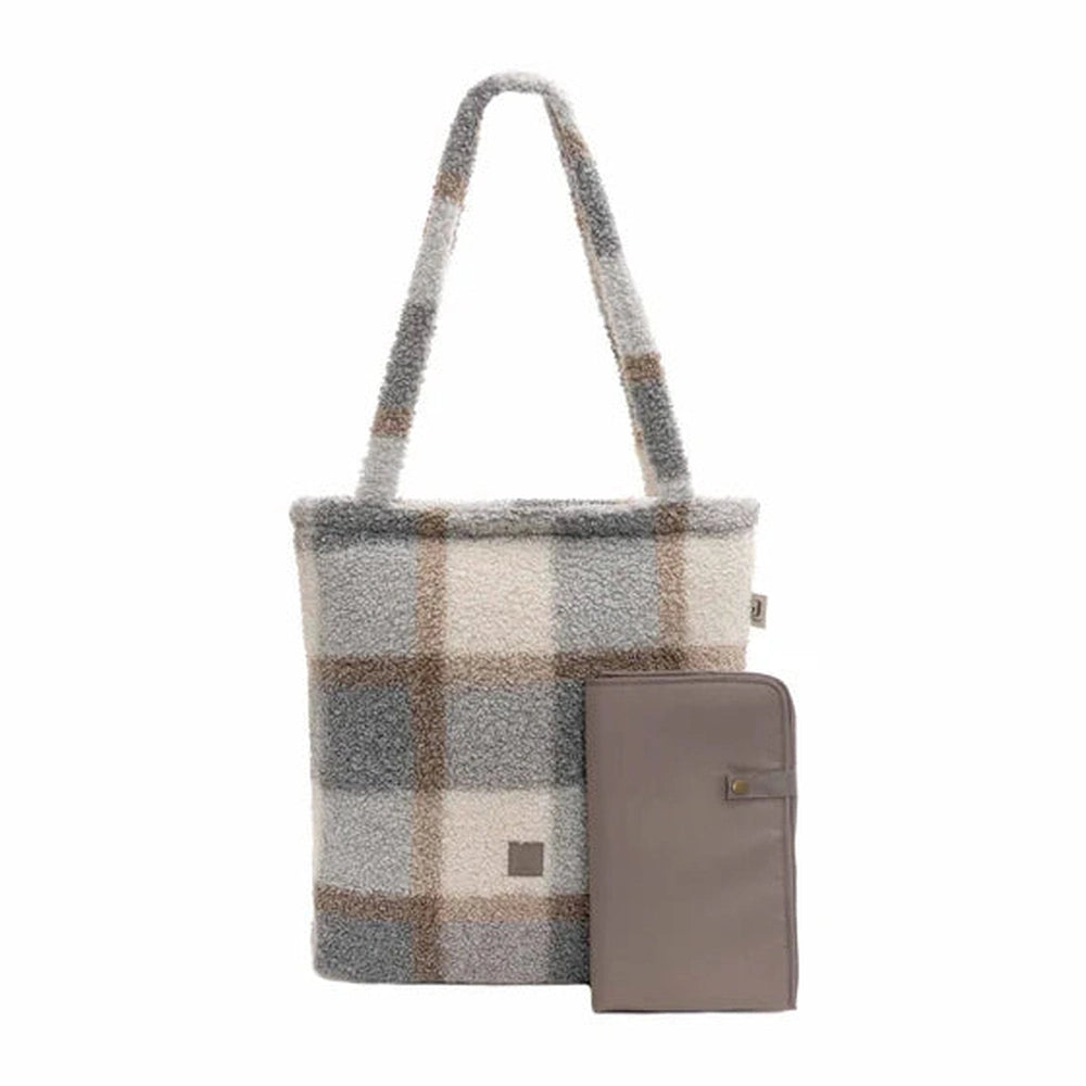 Sac à langer Shopper - Check Bouclé