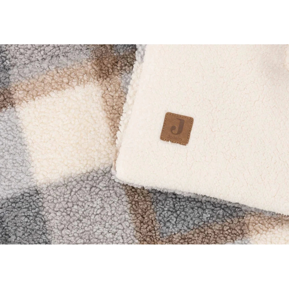 Jollein Tapis de parc 75x95cm - Check Bouclé