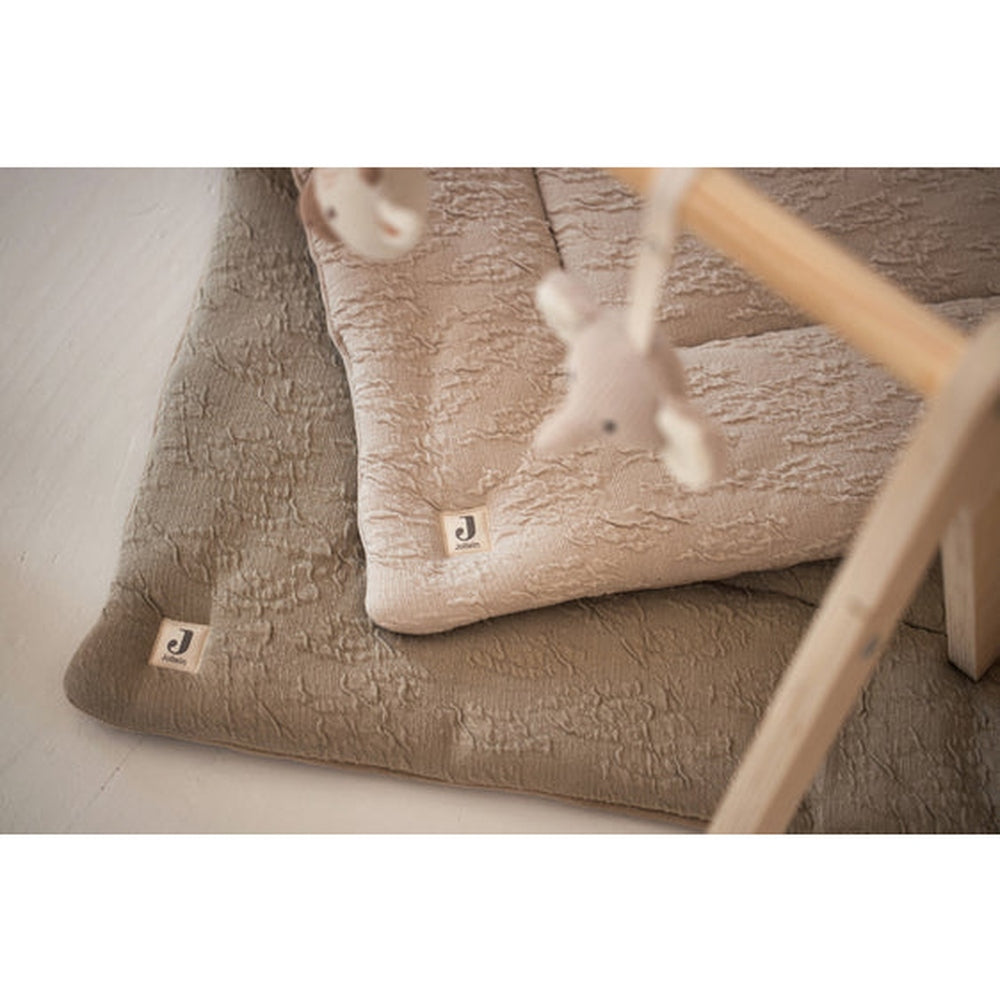 Jollein Tapis de parc/box 75x95cm - Soft Waves vert olive