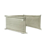 Jollein Tour de parc / tour de lit / tour de lit 180x30 cm - Soft Waves vert olive