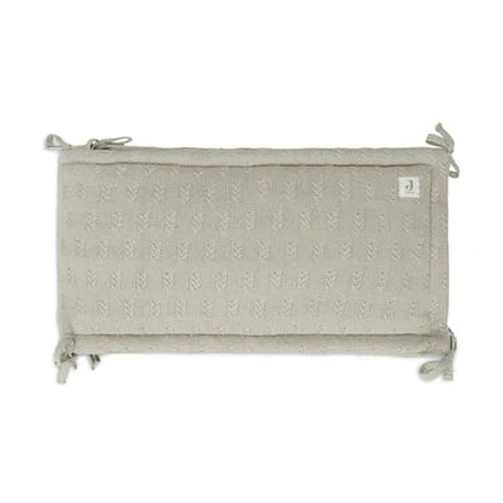 Jollein Tour de parc / tour de parc / tour de lit 180x30 cm - Soft Waves vert olive