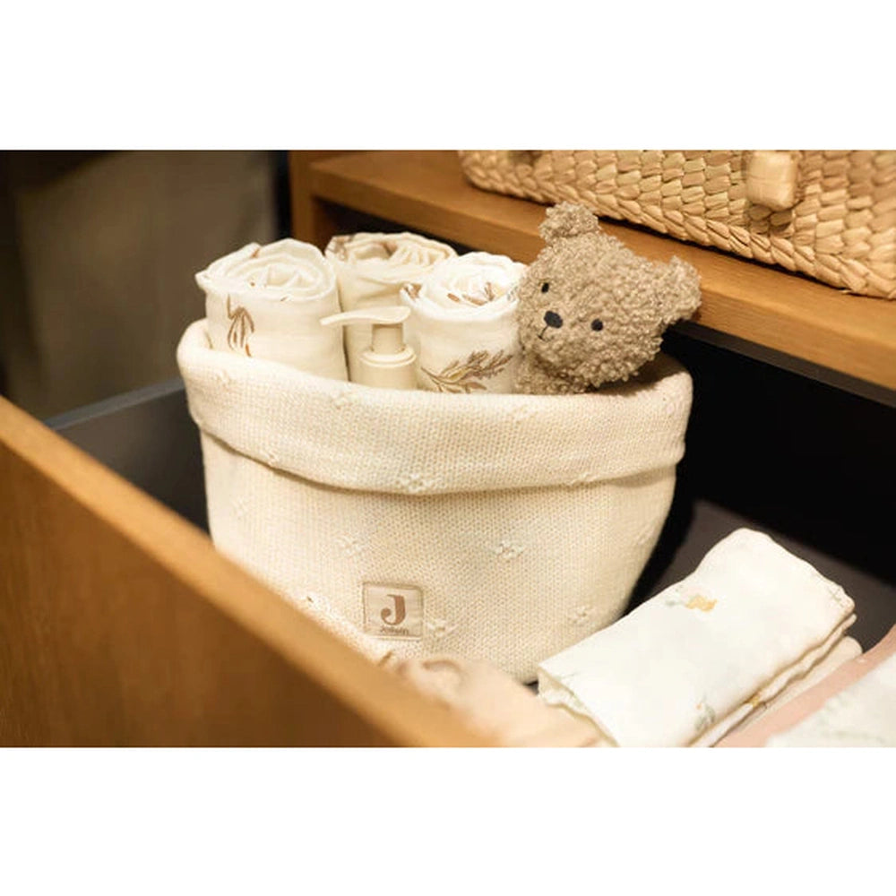 Jollein Hochet petit ours - ours en peluche vert olive