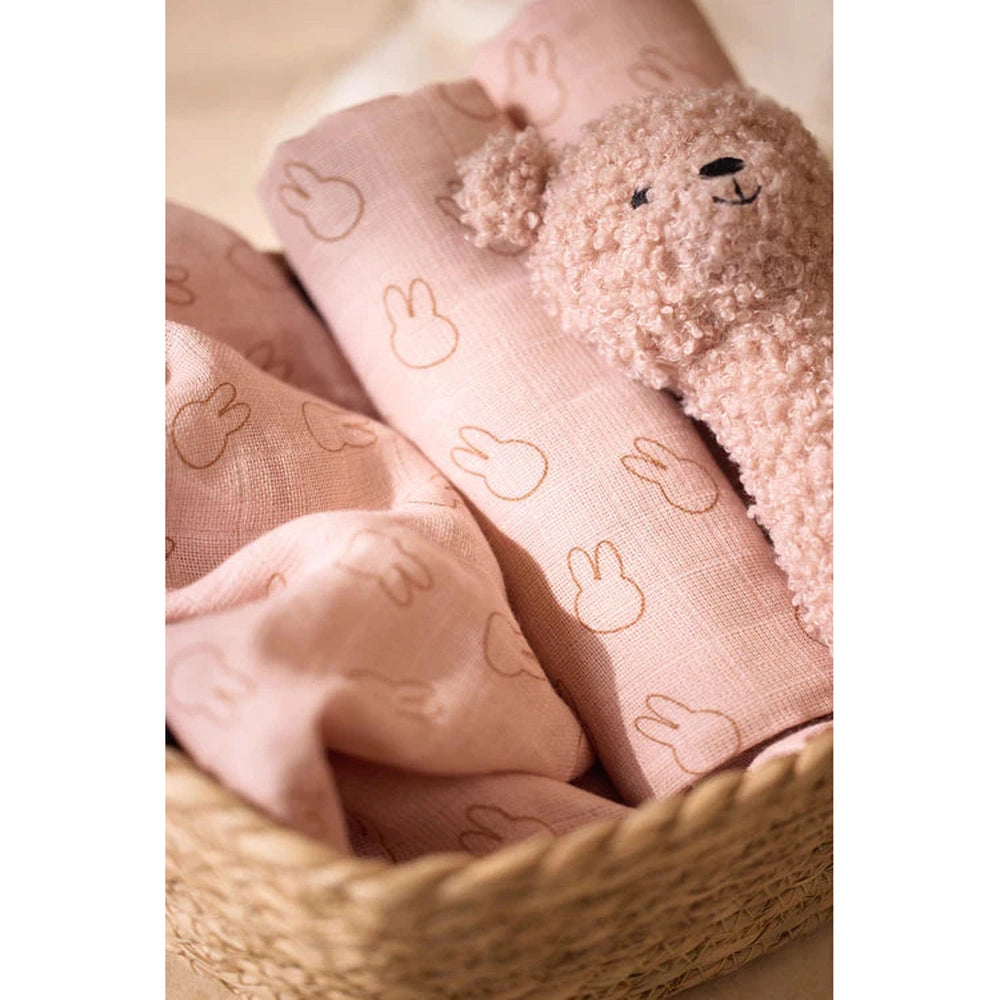 Jollein hochet ourson - Teddy Bear Wild Rose