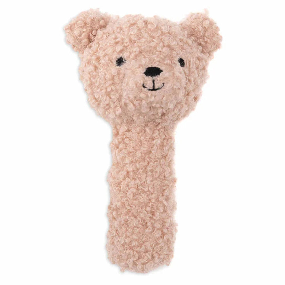 Jollein hochet ourson - Teddy Bear rose sauvage