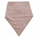 Jollein bavoir bandana - velours côtelé Rose sauvage / Ivoire, lot de 2