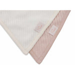 Jollein Bavoir bandana - velours côtelé Rose sauvage / Ivoire lot de 2