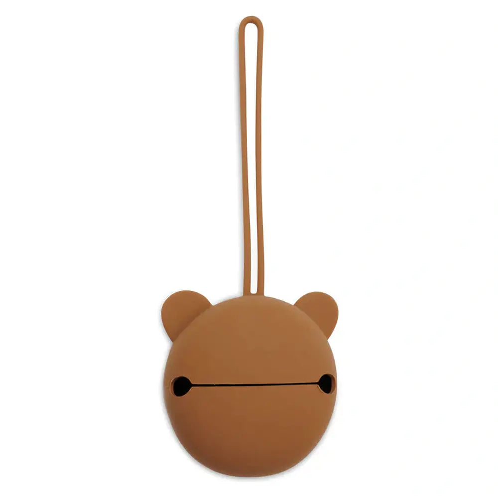 Attache-sucette en silicone - Caramel