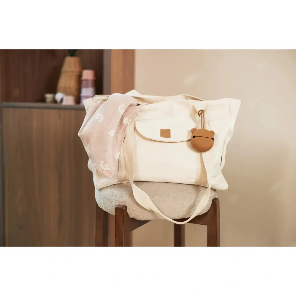 Attache-tétine en silicone - Caramel