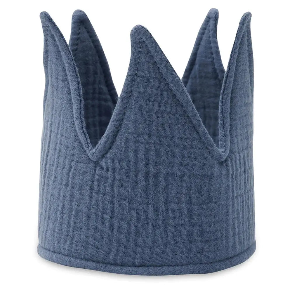 Couronne d'anniversaire 12x35cm - Bleu jean
