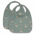 Bavoirs imperméables Jollein lot de 2 - Jungle Jambo