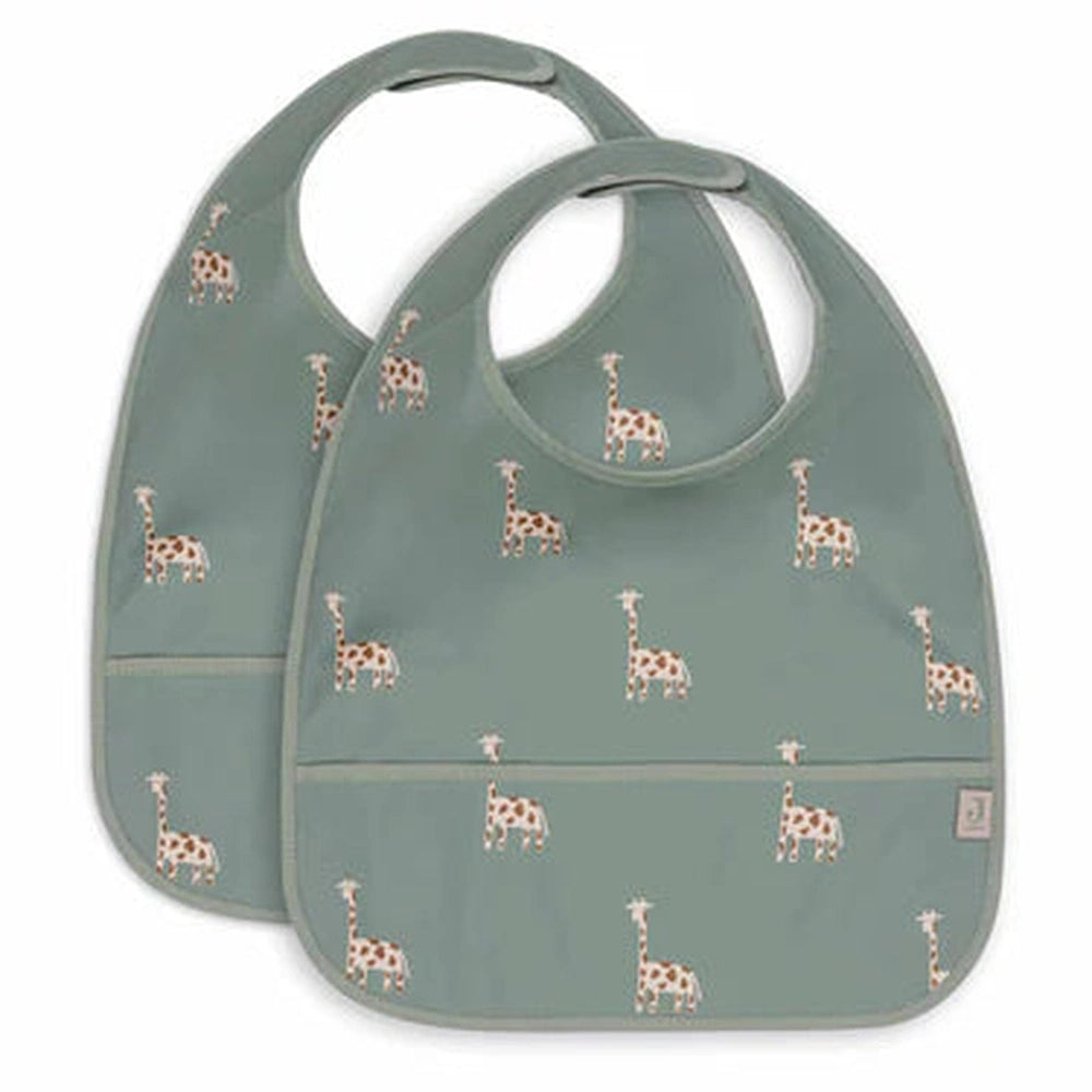Bavoirs imperméables Jollein lot de 2 - Jungle Jambo