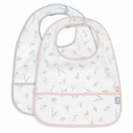 Bavoirs Jollein imperméables, lot de 2 - Lovely Birds
