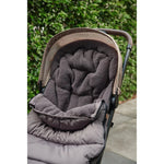 Jollein chancelière pour buggy / poussette - gris matelassé
