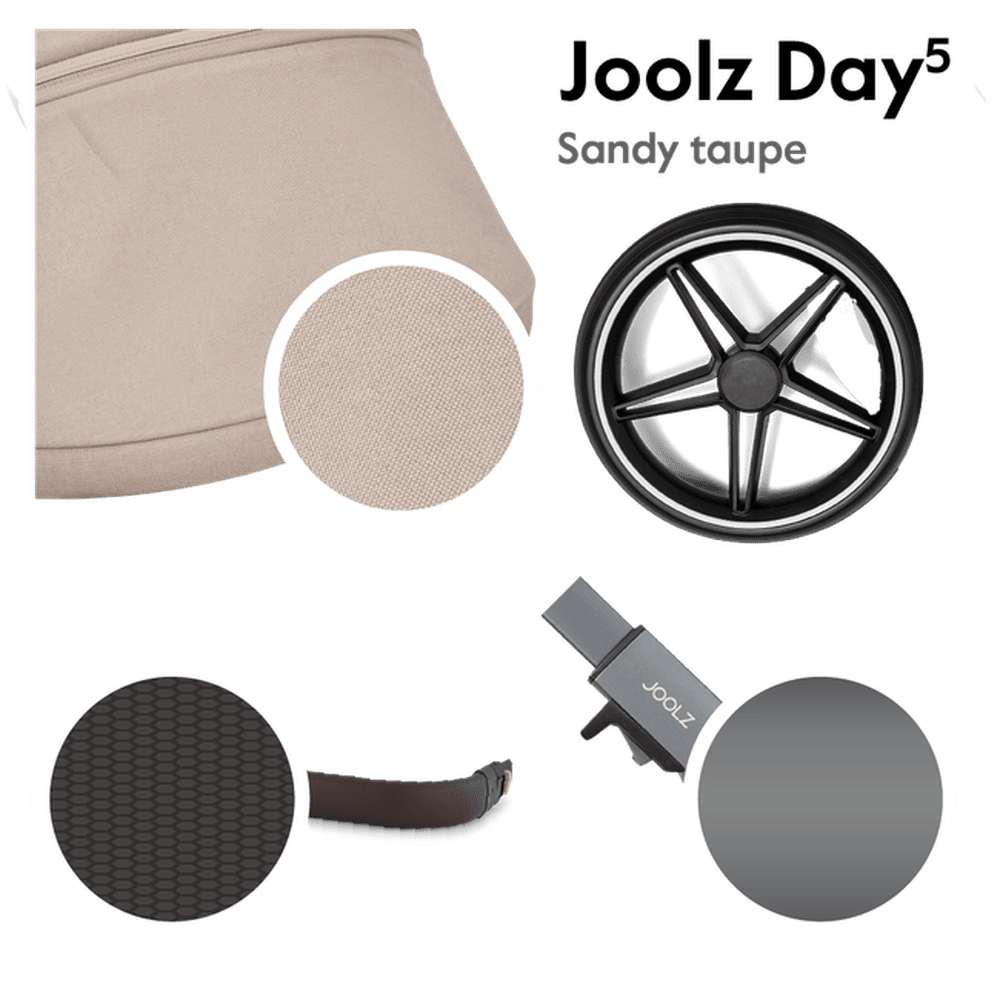 Joolz | Poussette Joolz Day5 - Set complet - Sandy Taupe