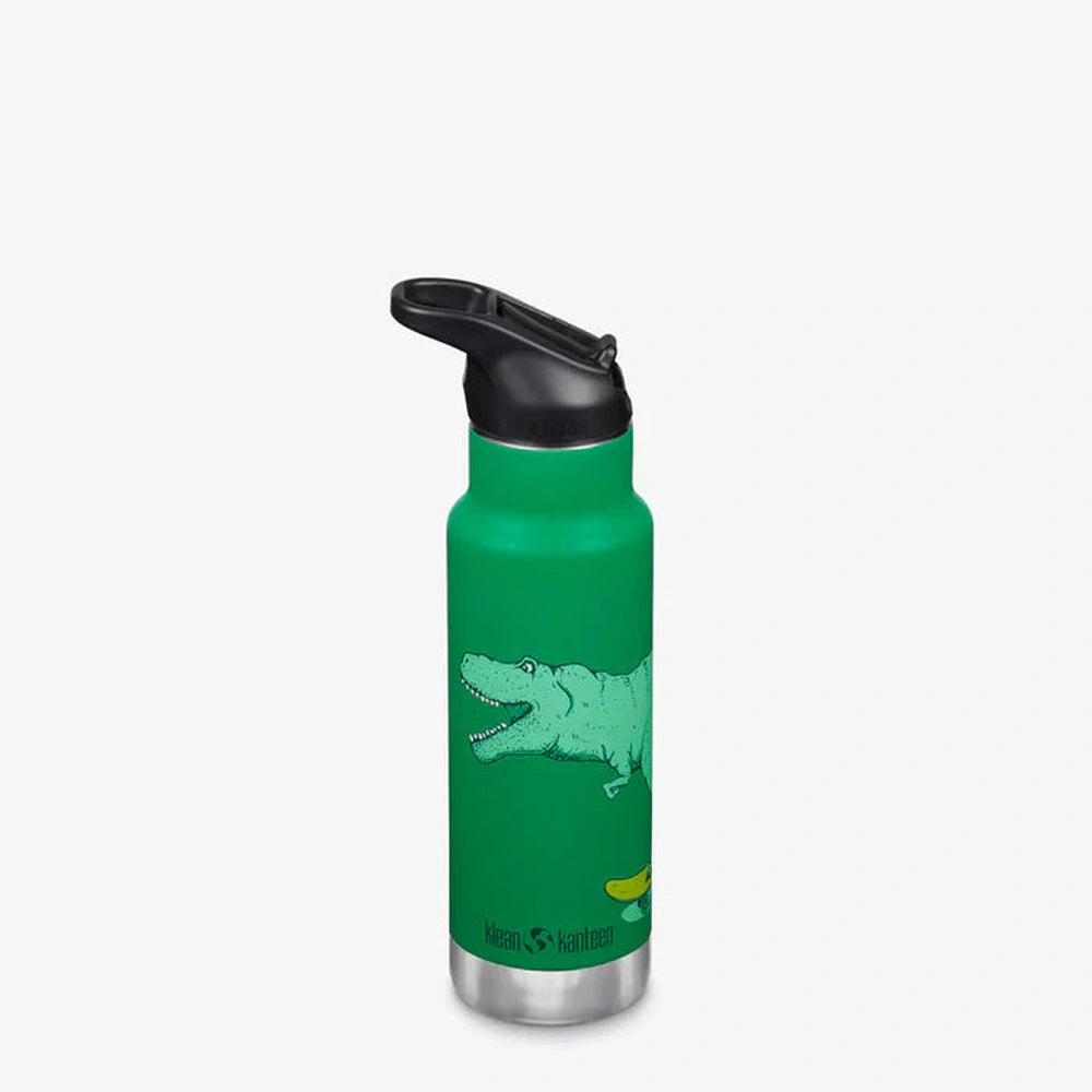 Bouteille isotherme Klean Kanteen avec bouchon sport anti-fuite - Dinosaure