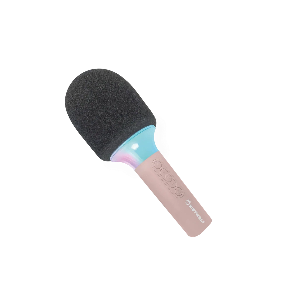 Microphone pour enfants Kidywolf Kidymic rose