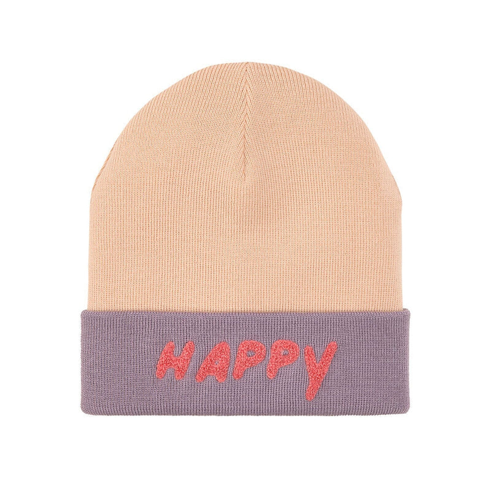Lässig bonnet Little Gang Happy - rose clair / lilas