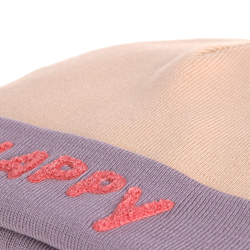 Bonnet Lässig Little Gang Happy - Rose clair / Lilas