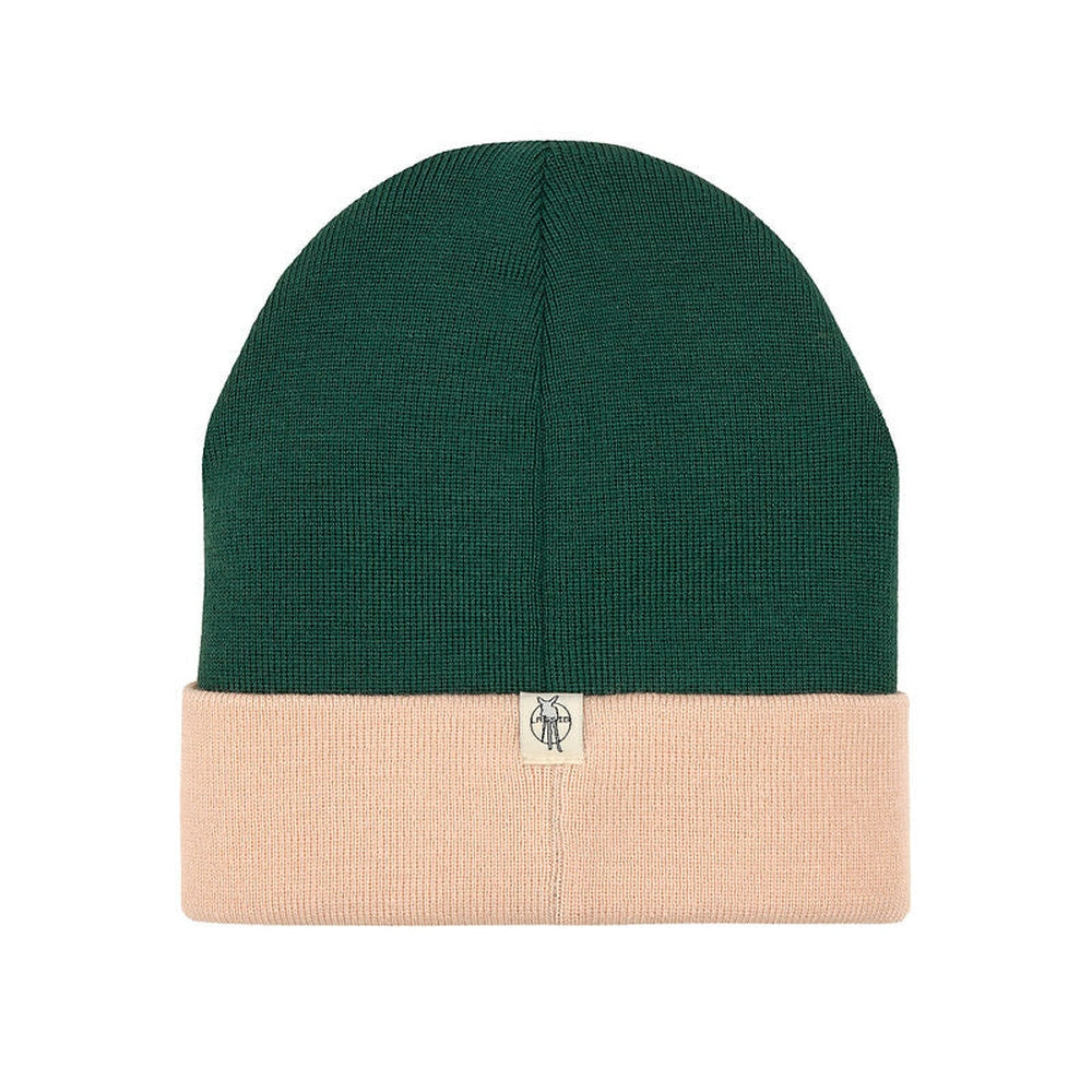 Bonnet Lässig Little Gang Smile - vert océan / rose clair