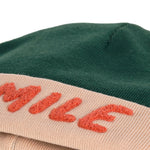 Bonnet Lässig Little Gang Smile - vert océan / rose clair