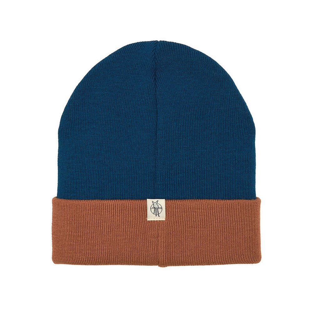 Bonnet Beanie Lässig Little Gang Run - Marron / Bleu
